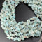 Natural Larimar chips facated Beads 6-11 mm 16 inch long string jewelry making gemstone beads for necklace bracelet