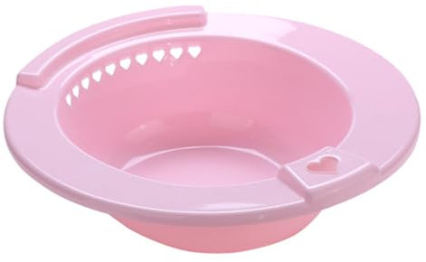 Tragbares Sitzbad aus Kunststoff für Schwangere Rosa