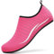 RUOMU Scarpe Scoglio Donna Water Shoes Scarpette per Scogli Scarpe per Mare Antiscivolo Scarpe Spiaggia Scarpe Acquatiche per Sport Acquatici Parco Acquatico.(Rosa Scuro,37 EU)