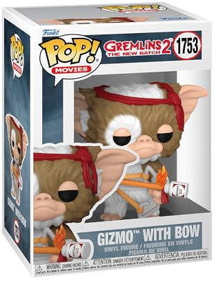 Funko Pop! Movies: Gremlins - Gizmo mit Bow- Vinyl-Sammelfigur - Geschenkidee - Offizielle Handelswaren - Spielzeug Für Kinder und Erwachsene - Movies Fans - Modellfigur Für Sammler