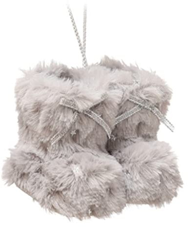 Haoyull Weihnachtsstrümpfe Weihnachtsstrümpfe für Kinder Gefüllte Weihnachtsdekorationen Outdoor Dekorationen für Baum Weihnachtsbaumschmuck, Grau