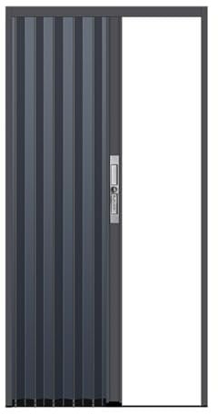 Puerta corredera plegable puerta interior puerta plegable panel de aluminio para interiores y exteriores – 203 cm de alto, 60 70 80 90 100 110 120 130 140 150 160 170 180 cm de ancho, puerta de cocina