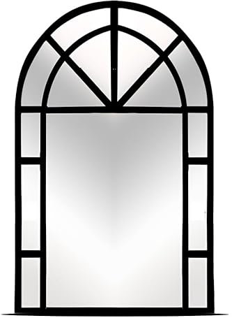 FORNOR 28206 Espejo Negro Metal Ventana 91 x 61 x 2 c