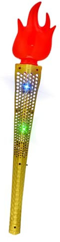 UPKOCH Lustiges Fackelspielzeug: 1 Stück Künstliches Feuer Künstliche Flamme Spiel Fackel-Requisite Jubelspielzeug Handtaschenlampen Fackel-Requisite Kostüm Für