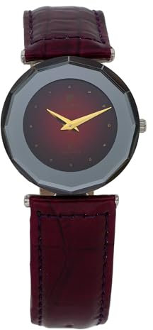 JOWISSA Damenuhr Safira 12 bourdoux rot I.0519.M