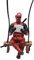 Hshenjhu Ciondolo per Auto, Cordino Regolabile Auto Ciondolo per Specchietto Retrovisore, Ciondoli Deadpool Specchietto Retrovisore Car, per Finestre, Car, Telaio Della Porta, Balcone