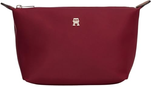 Tommy Hilfiger Th Icon Washbag Nylon Aw0aw17727, Trousse de Toilette Femme, Purple (Deep Rouge), Taille Unique