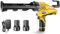 TaskStar Pistola per Silicone, Pistola Elettrica per Silicone con Luce LED, Pistola Professionale da 12 V con 2 Batterie da 2,0 Ah per Riempimento e Sigillatura