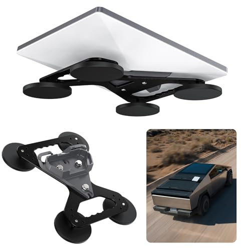 XLTTYWL® Magnetische Dachhalterung für Starlink Mini (145kg Halt) | Für Mini/Mini X, 10-Magnet-Basis (145kg), Gummiert (ohne Bohren), Alu, ideal für Wohnmobil, Boot & SUV.
