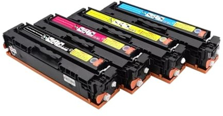 Kompatibel for HP, LaserJet Pro 3201/3202/3203/3204/3288/3302 219A 219X Tonerkartusche 4er-Pack W2190A W2190X(219X CMYK No Chip)