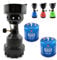 nean moderner Gas Campingkocher für Gaskartuschen/Stechkartuschen Gaskocher Gasbrenner Shishabrenner Shisha Kohleanzünder Anzünder Kartuschenkocher + 2 Gas-Kartuschen (Schwarz)