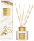 Stoneglow Luna Collection Cedarwood & Cypress 120ml Scented Reed Diffuser - White & Gold