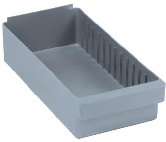 Quantum Storage Systems, QED606GY, Drawer Bin, 17-5/8 X 8-3/8 X 4-5/8In, Gray