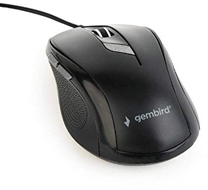 MOUSE USB OPTICAL/BLACK MUS-6B-01 GEMBIRD