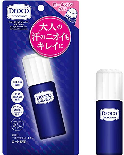 Deoco Medicinal deodorant lactone (sweet fragrance component that decreases with age) containing sweet floral scent roll-on 30mL