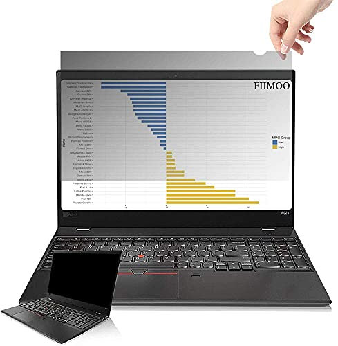 FiiMoo 13.3 inch Laptop Privacy Screen Filter for 16:9 Widescreen Display, Notebook Privacy Screen Protector, Laptop Monitor Protector - UV and Blue Light Filter (13.3,16:9)