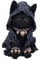Nemesis Now Feline Dekofigur Sensenmann, Polyresin, schwarz, 16 cm