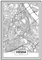 Panorama Gerahmtes Poster Karte von Wien 35x50cm - Gedruckt auf Starres Poster - Enthält Rahmen - Moderne Bilder Wohnzimmerdekoration - Schlafzimmer