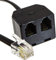 kenable Headset Buddy Training Adapter Twin RJ10 Sockets 4P4C 2 Handsets to 1 Receiver