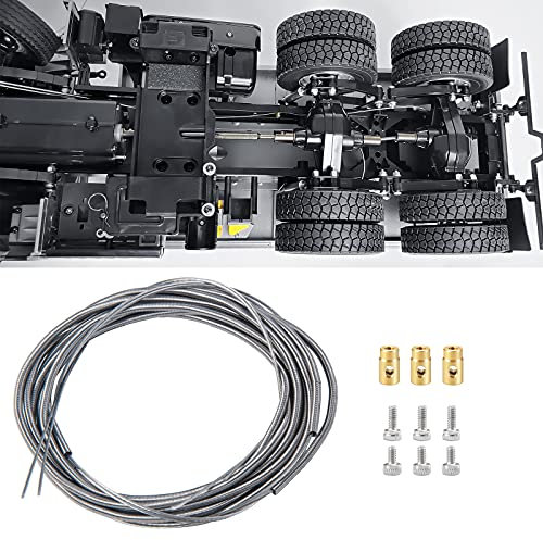 AXspeed 1 Set Metall Differential Lock Line für 1/14 RC Tamiya Anhänger Traktor Truck RC Auto Upgrade Zubehör