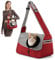 ALLSOPETS Hundetasche Tragetuch Hund Schultertasche Katzentragetasche Haustiere Tasche für Katzen und Hunde Geeignet für Haustiere innerhalb von 5 kg (Weinrot)