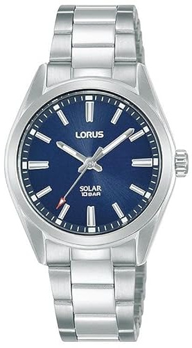 Lorus RY501AX9 Montre solaire en acier inoxydable pour femme, Bracelet
