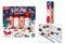RSW Pack Of 6 Christmas Games Crackers 6 Racing Reindeers Family Party Dinner Crackers 12 Inch, Multicolored