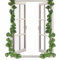Maodom Monstera blätter deko,Simulation Rattan,Künstliche Monstera Blätter Gefälschte Weinblatt Girlande Wandbehang Dekoration Wohnkultur für Hochzeit Home ?2/10 Stück?