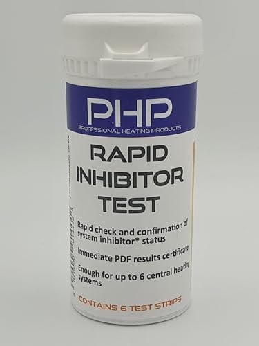 PHP Rapid Inhibitor Test Kit Strips for Central Heating & Underfloor + PDF Certificate (25)