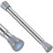 Zipglo 1 Stück Kleiner Gardinenstange ohne Bohren 41-67cm Teleskopstange Vorhangstange Duschvorhangstange Spannstange Verstellbare für Bücherregal Diy Projekte, Küche, Schrank Silber