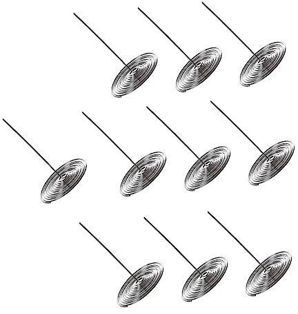 BESTonZON 10pezzi Filtri Beccuccio Teiera Acciaio Inossidabile Filtro Tè Riutilizzabile Accessori Teapot Resistenti Al Calore Adatti Per Tè Sfuso e Infusi Design Molla Unico e Pratico