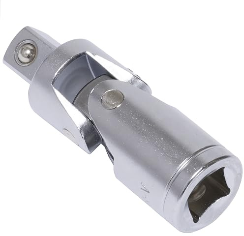 AERZETIX - C68544 - Gimbal 1/2 inch socket adapter with joint head for ratchet - made of CR steel V50BV30 - silver colour