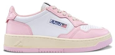 AUTRY Scarpe Sneakers Donna in Pelle AULW WB37bianco-rosa (36)