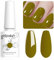 Vishine 8ML Gel Nail Polish 1Pcs Olive Green Color Gel Polish Long-Lasting Nails Gel Soak Off Fall Gel Nail Polish Nail Art Manicure Salon at Home, L021