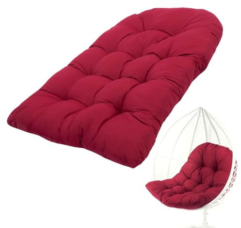 Generisch Kissen hängesessel Outdoor, hängesessel Polster sitzkissen hängesessel Outdoor, Auflage für Gartenbank Sofas, Wasserdichtes Eierstuhl-Kissen-Ersatz drinnen und draußen