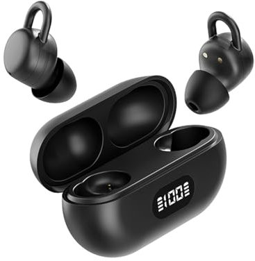 Bluetooth Sleep Soft Headphones In Ear Noise Cancelling Earphones for Side Sleeping Small Mini Invisible TWS Wireless Sleep Earbuds Bluetooth 5.3 Ear Buds Noise Cancelling for iPhone Android Small Ear