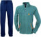 Moda Egidio Navigare Tuta-Pigiama in Pile Polar Fleece con Zip per Uomo (IT, Numero, 54, Regular, Regular, 732 Verde MIRTO)