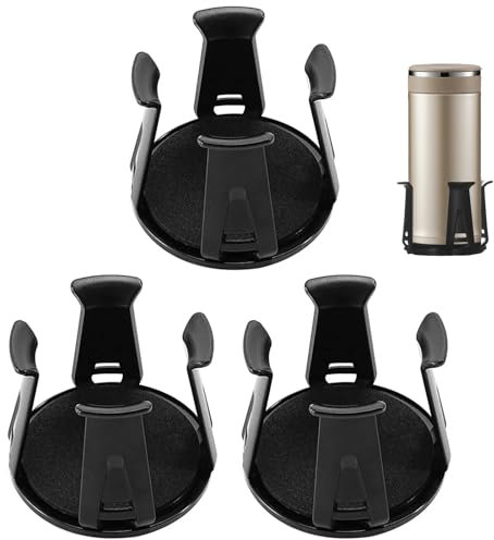 3PCS Auto Becherhalter,Universeller Getränkehalter,Multifunktionale Getränkehalter,Auto Innenraum Selbstklebender Becher,Getränkehalter Einsatz für Auto,Auto Getränkehalter,Mittelkonsole Becherhalter