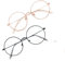 BinXiaoQin 2 Stück Blaulichtfilter Brille Damen,Brille mit Blaulichtfilter Brille ohne Stärke Damen,Blaulichtbrille für Unisex,Bluelight Glasses Women Blaufilter für Computer Blaulicht Blockierende
