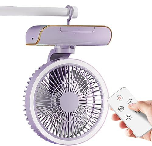 Ventilateur circulateur de bureau mural à télécommande | Compact pour la maison et le bureau | Silencieux pour chambre à coucher | Petit oscillant