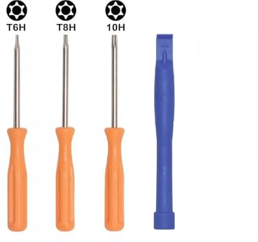 GOLTAK® Xbox One Controller Torx Screwdriver Tool Set Opening Kit - T10 T8 T6 Star Tamper Proof for Xbox Series One 360 Wireless Game Controllers (T6 T8 T10 Screwdriver Set with Opening Tool)