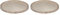Rayher 62732000 Plateau en Bois, Tablette Ronde 40 x 40 x 2,6 cm, 40 cm ø, Beige, Naturel (Lot de 2)