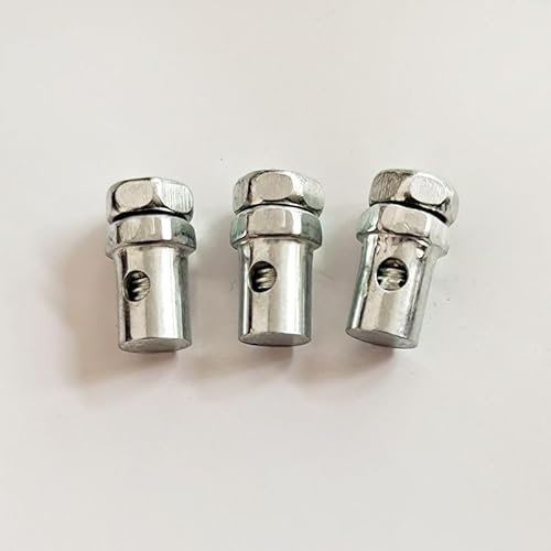 20 Estremità del Cavo del Freno Dell'Acceleratore, Può far passare un filo di acciaio da 2,5 mm, Serrafilo Serracavo Universale Morsetto del Cavo Acceleratore per Bicicletta Motociclette Tosaerba