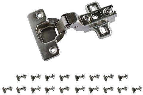 M.Pascual - Bisagra cazoleta 35mm | Pack 20 unidades | Para muebles de cocina, baño y armarios (Super-Acodada)
