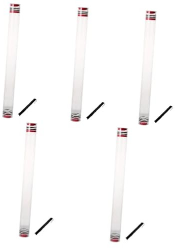 Toyvian 5sets Fishing Floats Tube Storage Sponge Protector for Tackle Box Camping