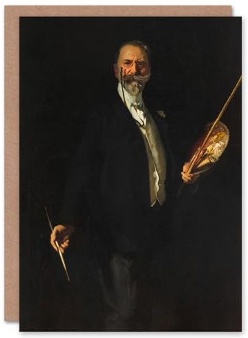 Artery8 John S Sargent Art Card Artist William Merritt Chase Portrait