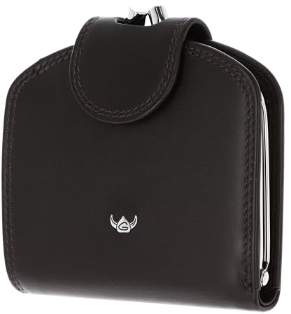 Golden Head Leder Geldbörse Polo RFID Protect Bügelbörse 2048 Dunkelbraun