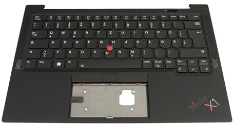 Lenovo 5M11H62782 Original Tastatur inkl. Topcase DE (deutsch) schwarz | mit Backlight und Mouse-Stick für ThinkPad X1 Carbon Gen 11 (21HM/21HN)