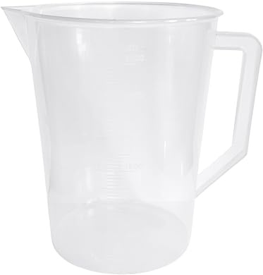 Measuring Jug 50ml–5L | Graduated Tritan Plastic Liquid Measuring Jugs | Large & Small Mixing Pitchers with Easy Read Markings & Drip-Free Spout | Kitchen, Gardening & DIY Use (1, 3L)