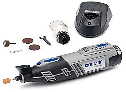 Dremel 8220 Multiherramienta a batería. Incluye 5 Accesorios y Complemento Resguardo de Protección. 12V